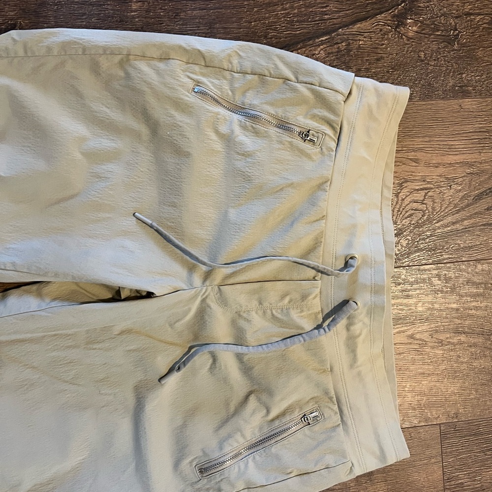 Athleta Tan Trekkie North Jogger Pants with Adjustable Waistband - Picture 3 of 5